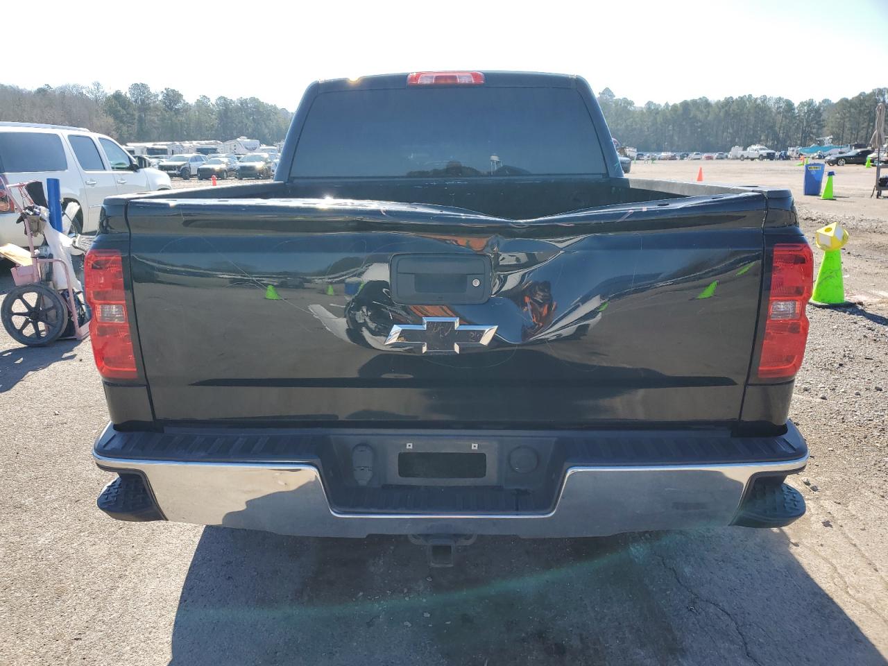 2014 Chevrolet Silverado VIN 3GCPCREC2EG560425 Copart auction photo, all over damage thumbnail 6