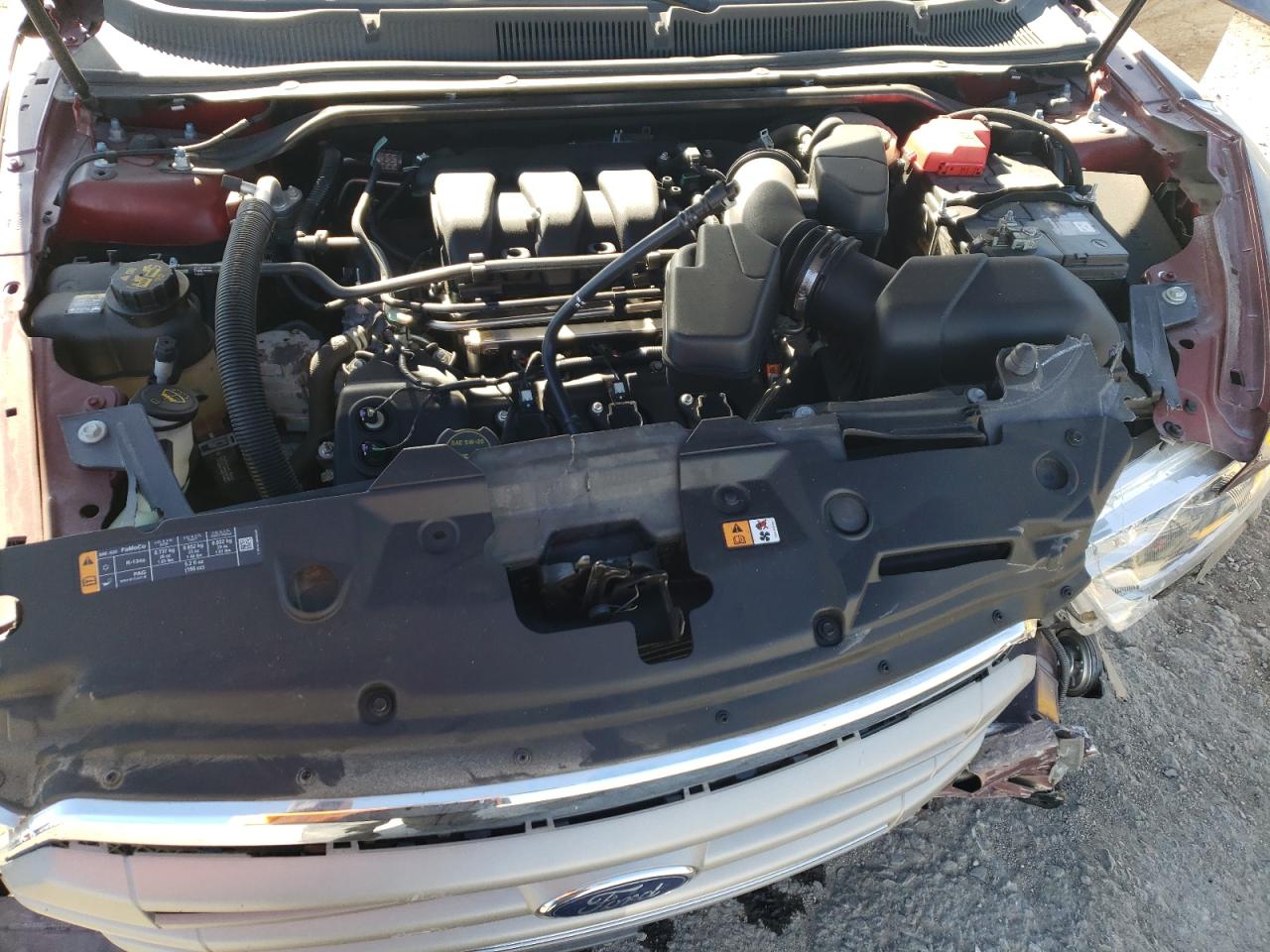 2018 Ford Taurus VIN 1FAHP2E88JG105537 Copart auction photo, front end damage thumbnail 13
