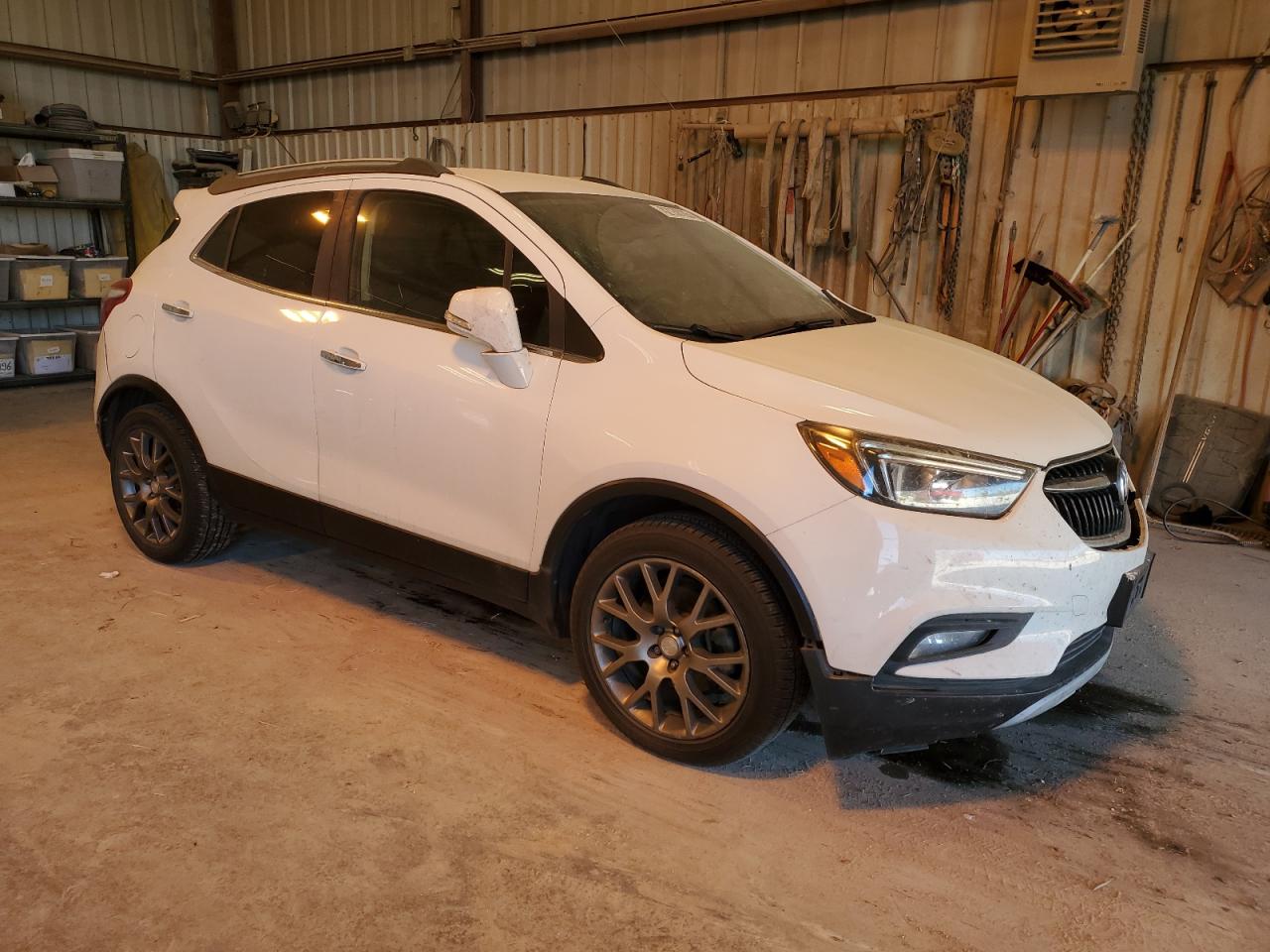 2017 Buick Encore VIN KL4CJ1SB1HB047482 Copart auction photo, front end / minor dent/scratches damage thumbnail 4