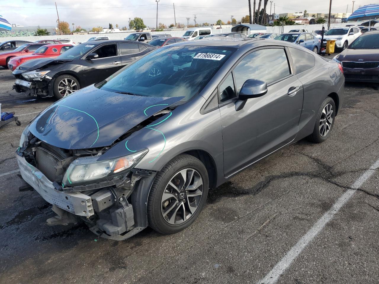 2013 Honda Civic VIN 2HGFG3B0XDH507060