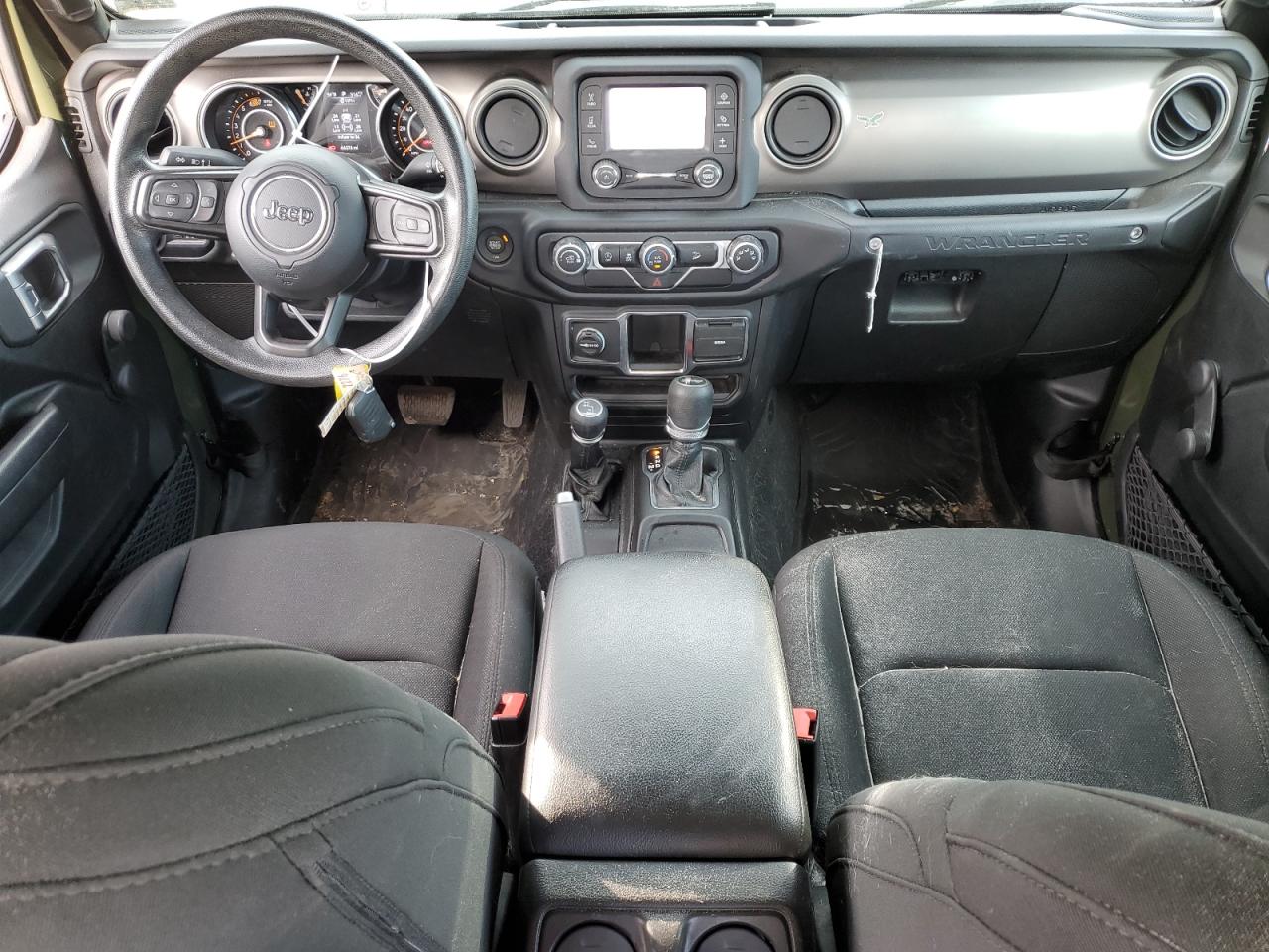 2020 Jeep Wrangler VIN 1C4HJXDN0LW282107 Copart auction photo, rear end / side damage thumbnail 8