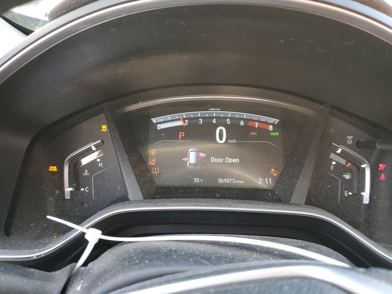2020 Honda CR-V VIN 7FARW2H53LE017869 Copart auction photo, side / front end damage thumbnail 9