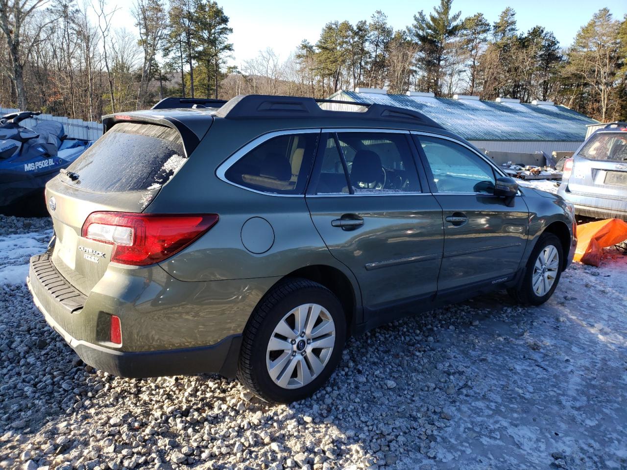 2015 Subaru Outback VIN 4S4BSALC9F3346372 Copart auction photo, rear end / minor dent/scratches damage thumbnail 3