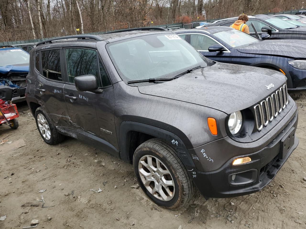 2018 Jeep Renegade VIN ZACCJBBB0JPJ13122 Copart auction photo, side damage thumbnail 4