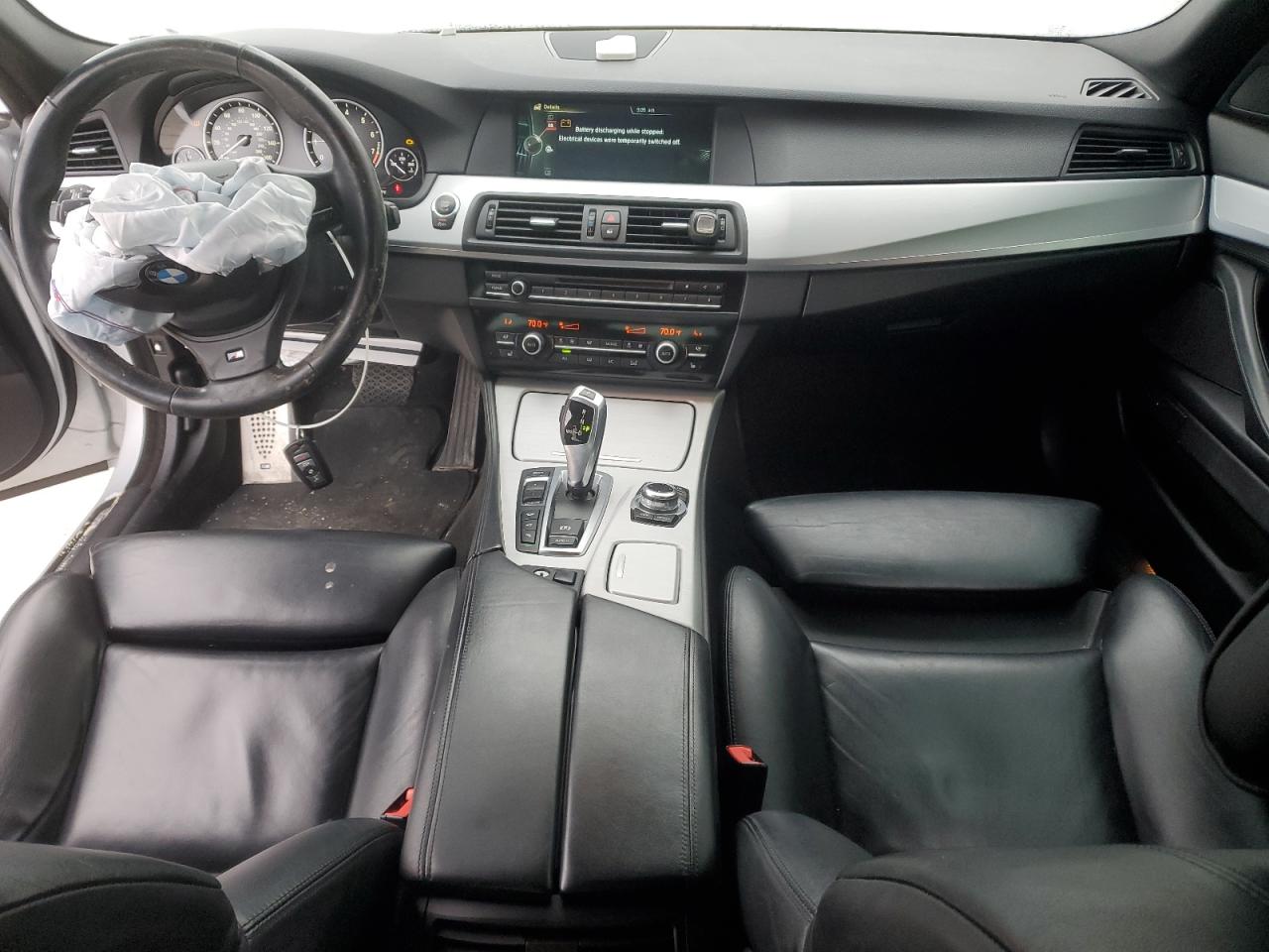 2013 BMW 5er VIN WBAFU7C53DDU77662 Copart auction photo, front end damage thumbnail 8