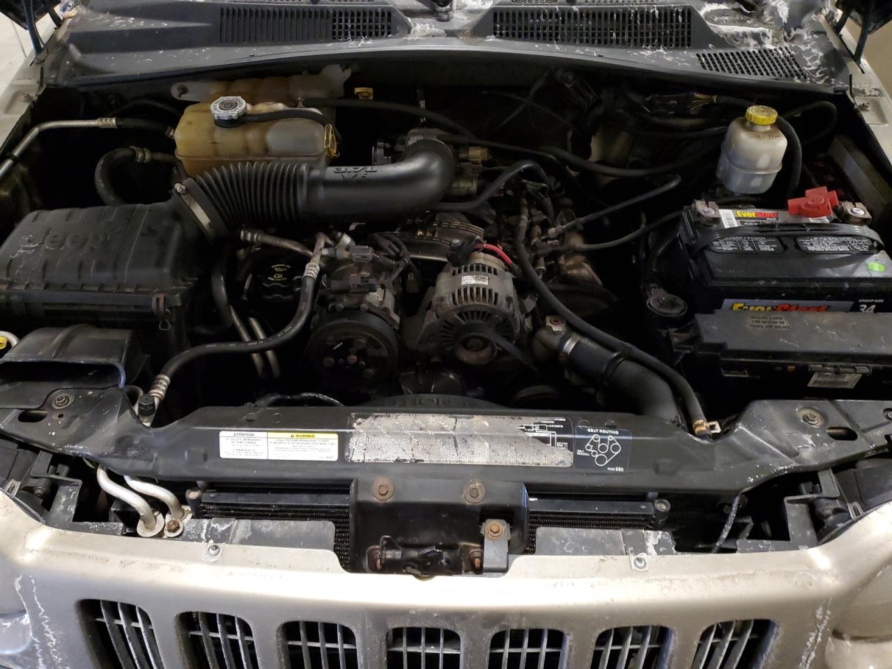 2004 Jeep Liberty (North America) VIN 1J4GL48K24W330304 Copart auction photo, front end damage thumbnail 12