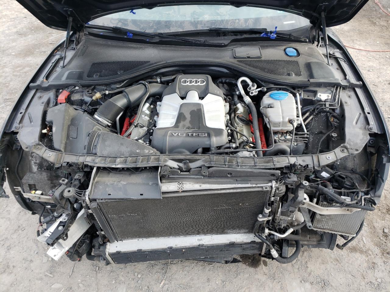 2013 Audi A7 VIN WAU2GAFC5DN152857 Copart auction photo, front end damage thumbnail 11