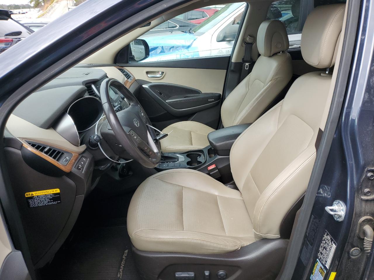 2014 Hyundai Santa Fe VIN KM8SN4HF9EU055178 Copart auction photo, front end damage thumbnail 7