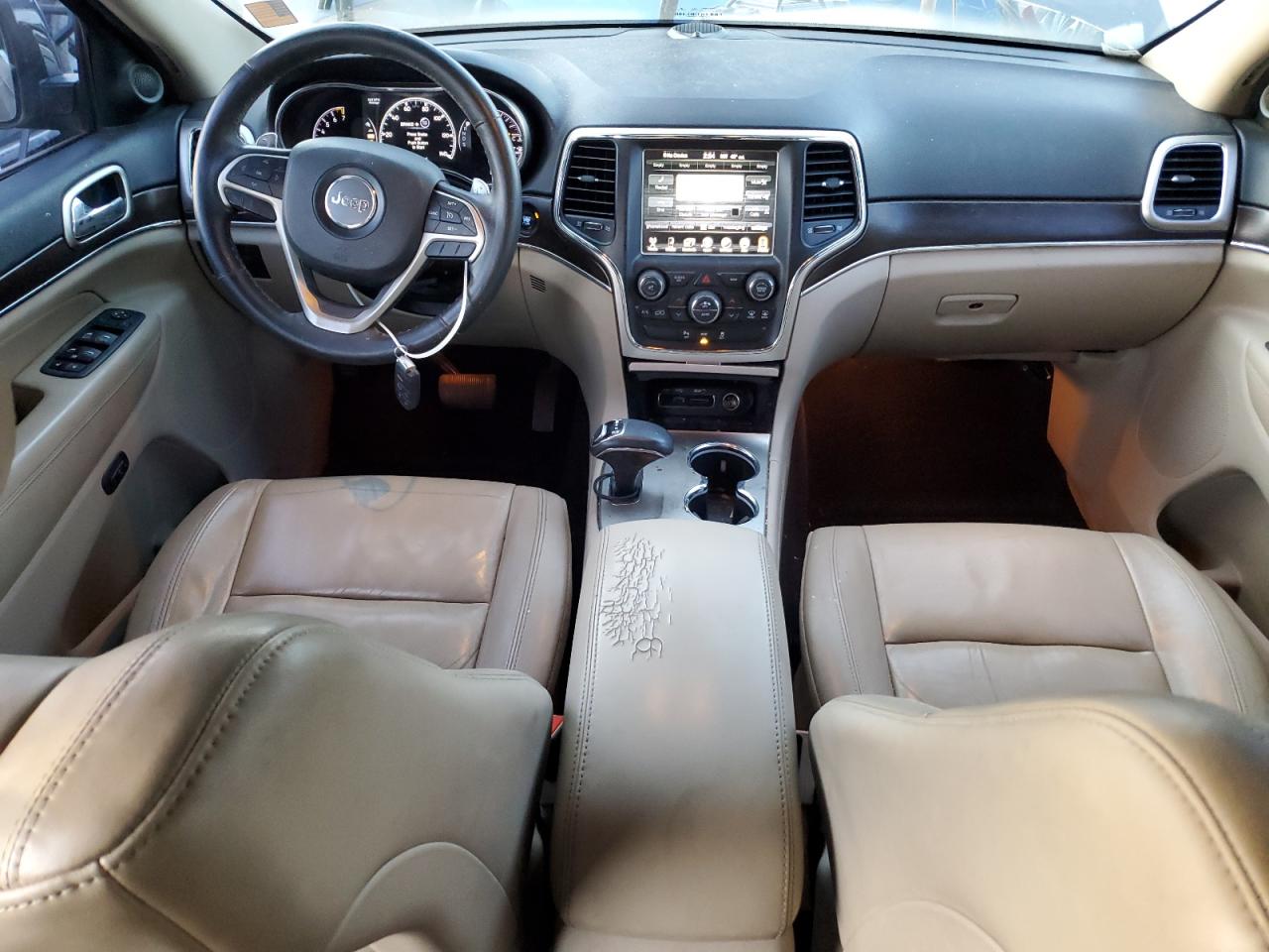 2014 Jeep Grand Cherokee VIN 1C4RJFBG3EC423341 Copart auction photo, front end damage thumbnail 8