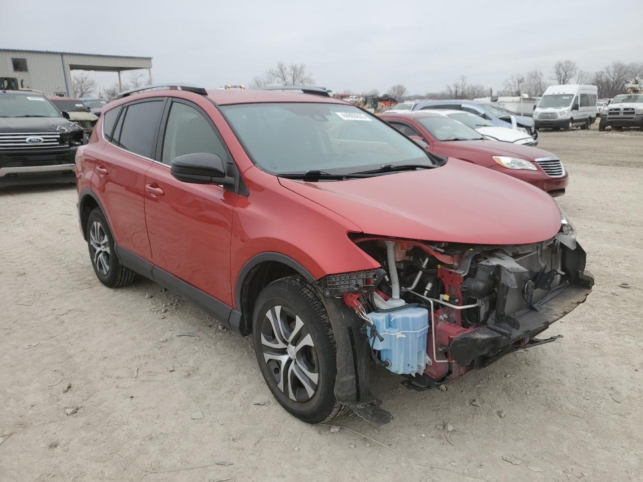 2017 Toyota RAV 4 VIN JTMBFREV2HJ143005 Copart auction photo, front end damage thumbnail 4
