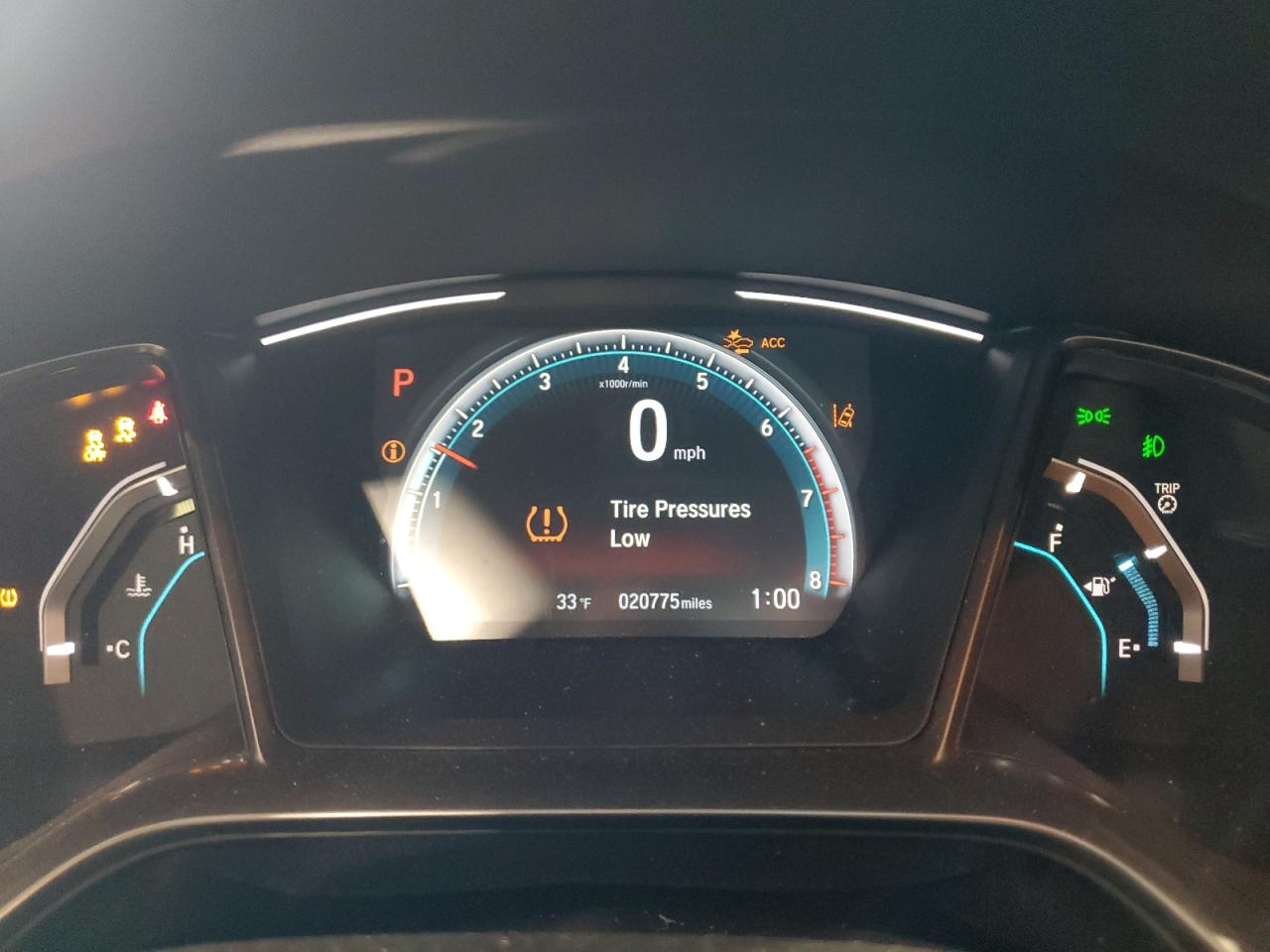 2021 Honda Civic VIN SHHFK7H6XMU224145 Copart auction photo, rear end damage thumbnail 9