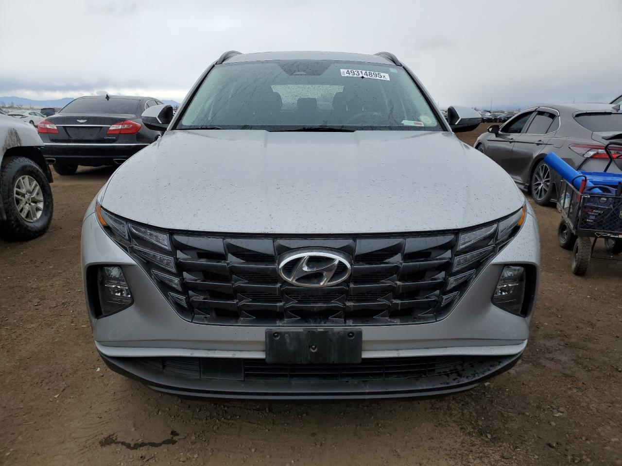 2022 Hyundai Tucson VIN 5NMJFCAE6NH010103 Copart auction photo, rear end / undercarriage damage thumbnail 5