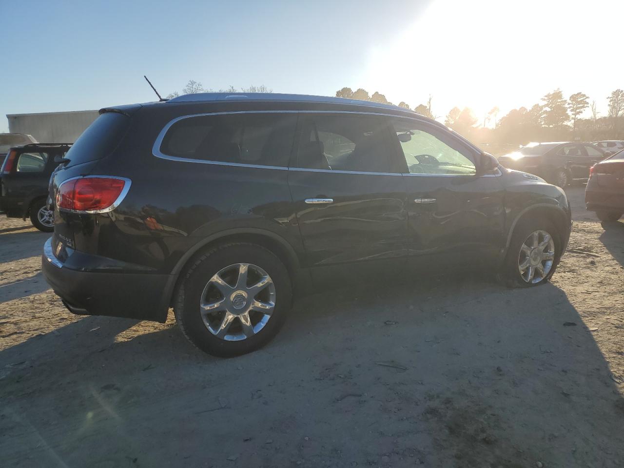 2008 Buick Enclave VIN 5GAEV23738J137047 Copart auction photo, front end / side damage thumbnail 3