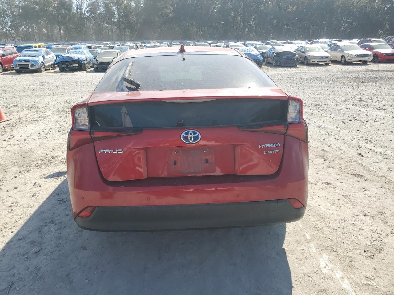 2019 Toyota Prius VIN JTDKARFU4K3099797 Copart auction photo, side / rear end damage thumbnail 6