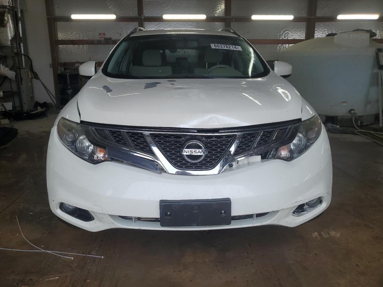 2014 Nissan Murano VIN JN8AZ1MUXEW414652 Copart auction photo, front end damage thumbnail 5