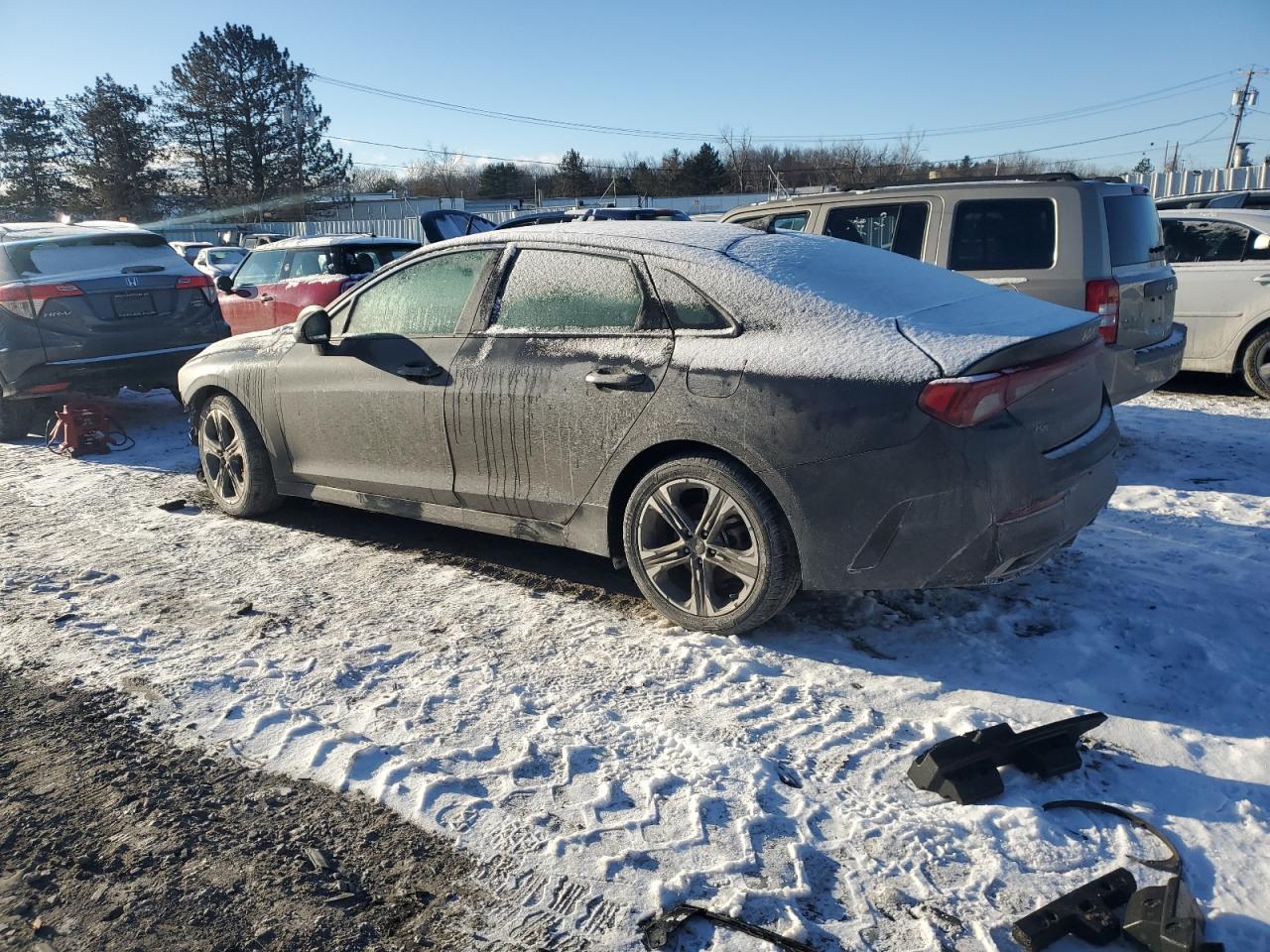 2022 KIA K5 VIN 5XXG34J20NG093704 Copart auction photo, front end damage thumbnail 2