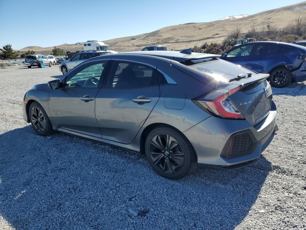 2019 Honda Civic VIN SHHFK7H68KU402566 Copart auction photo, side damage thumbnail 2