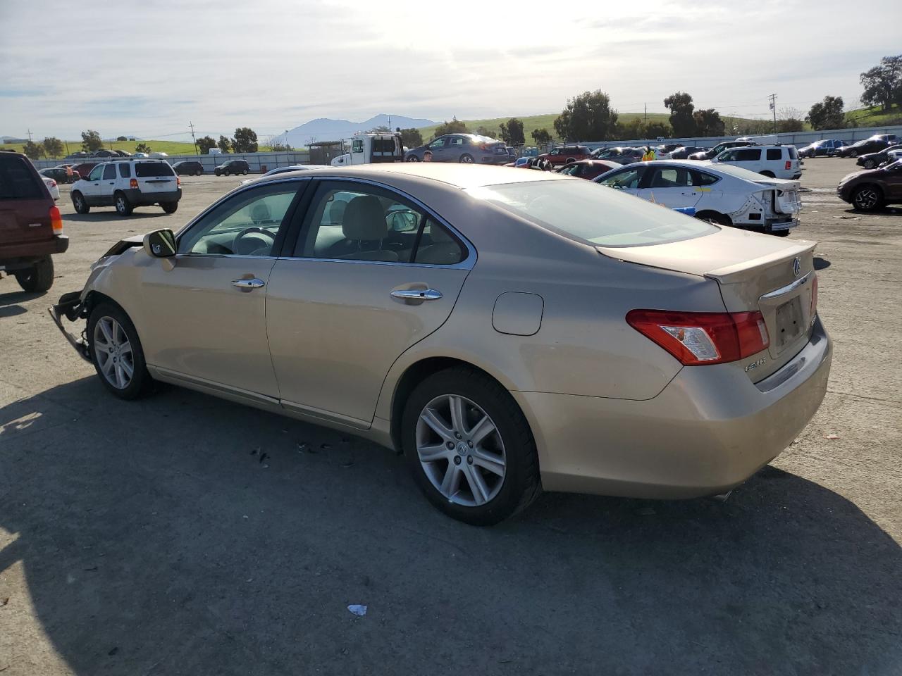 2007 Lexus ES VIN JTHBJ46G772041675 Copart auction photo, front end / mechanical damage thumbnail 2