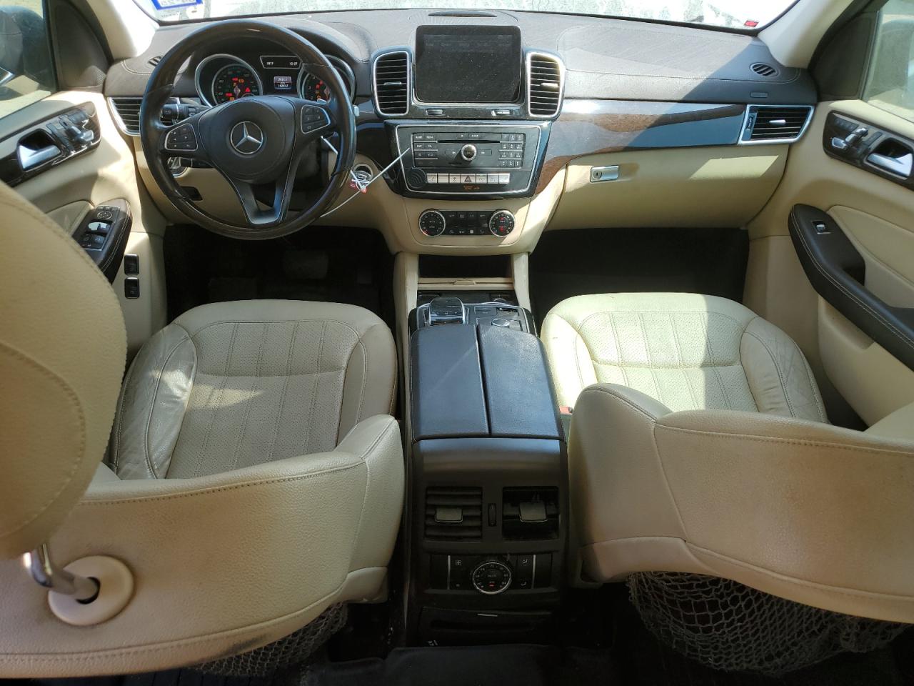 2017 Mercedes-Benz GLS-klasse VIN 4JGDF6EE4HA778116 Copart auction photo, undercarriage / rear end damage thumbnail 8