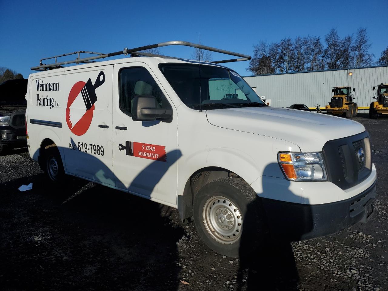 2016 Nissan NV VIN 1N6BF0KM2GN809503 Copart auction photo, side / front end damage thumbnail 4