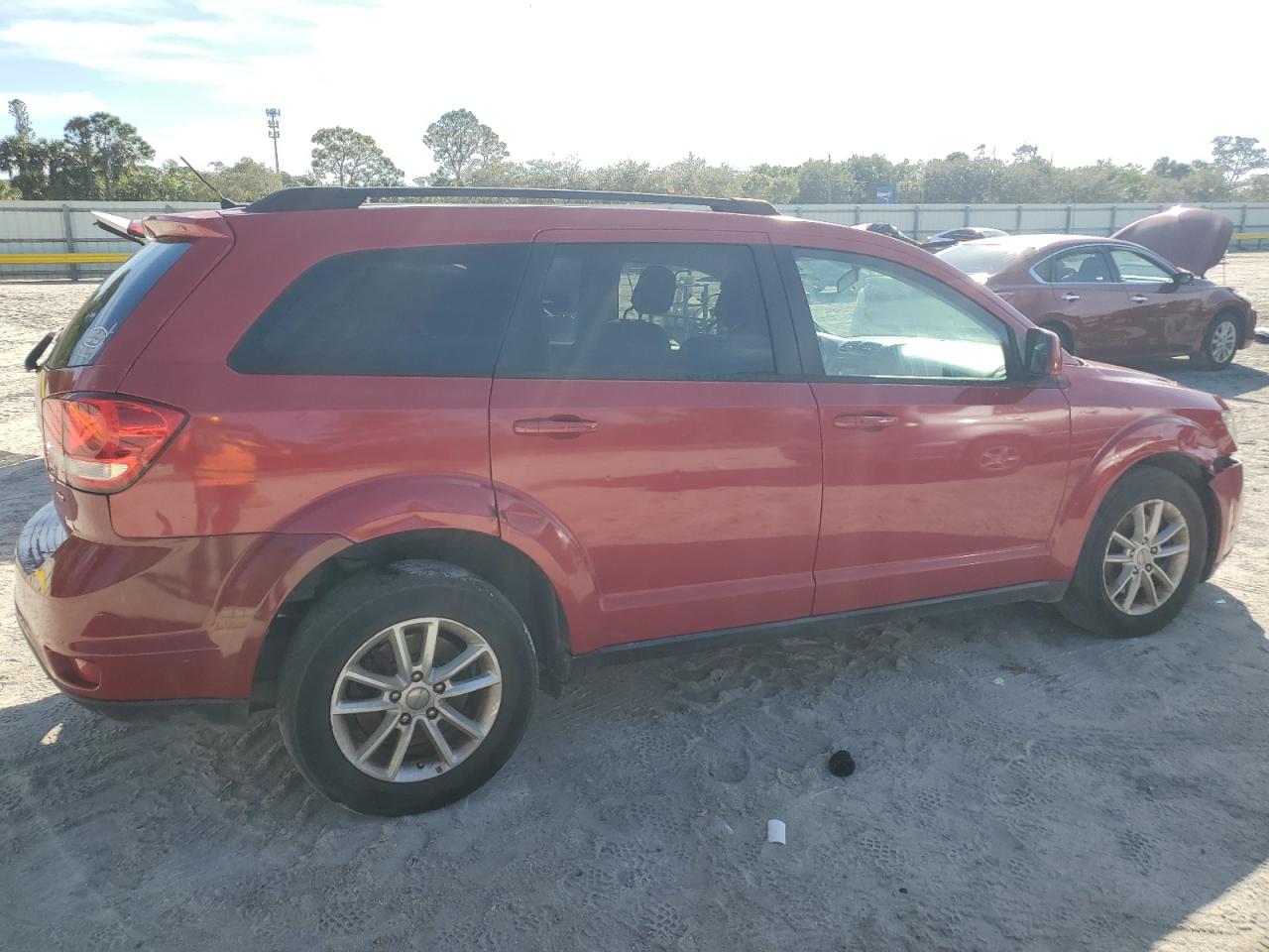 2015 Dodge Journey VIN 3C4PDCBB1FT595164 Copart auction photo, front end damage thumbnail 3