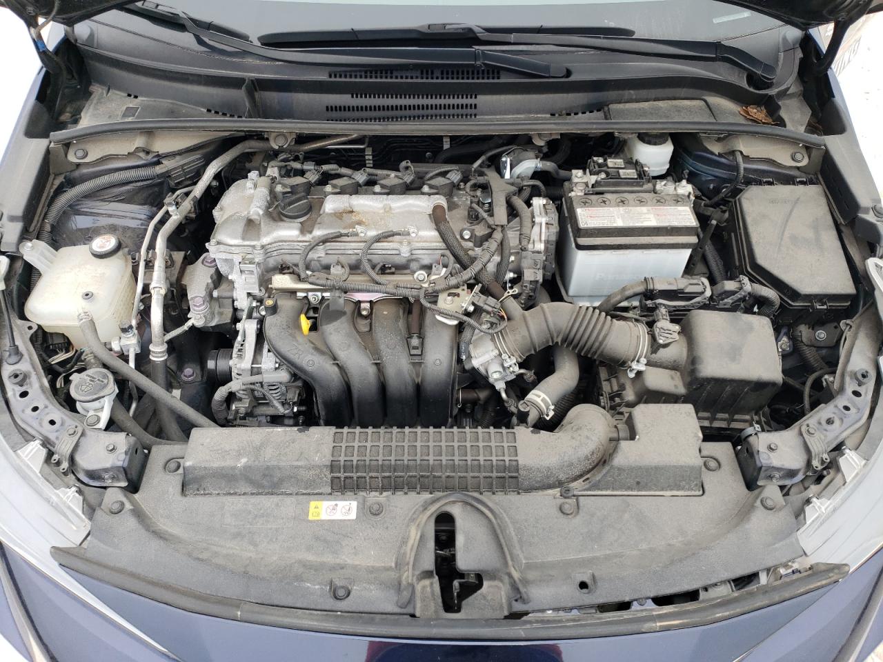 2022 Toyota Corolla VIN 5YFEPMAE6NP383426 Copart auction photo, side / front end damage thumbnail 11