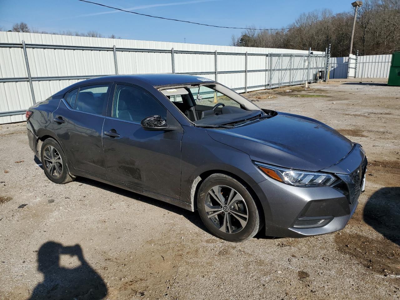2022 Nissan Sentra VIN 3N1AB8CV9NY243620 Copart auction photo, all over damage thumbnail 4