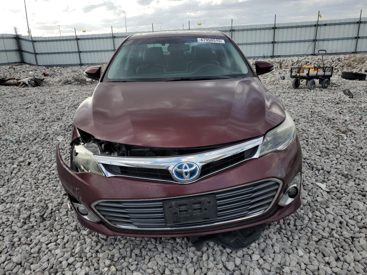 2013 Toyota Avalon VIN 4T1BD1EBXDU018352 Copart auction photo, front end damage thumbnail 5