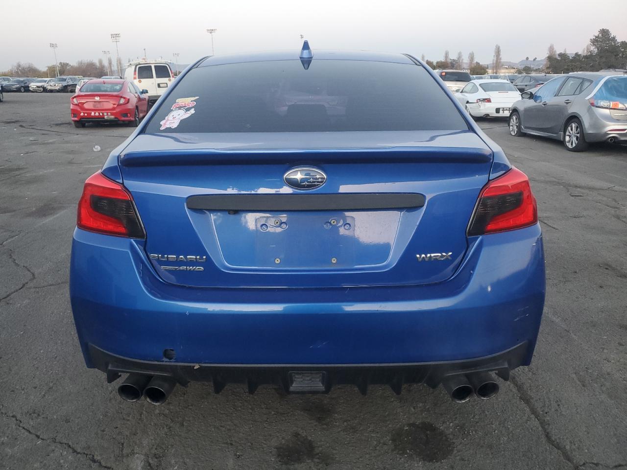 2018 Subaru WRX VIN JF1VA1H65J9808350 Copart auction photo, front end / side damage thumbnail 6