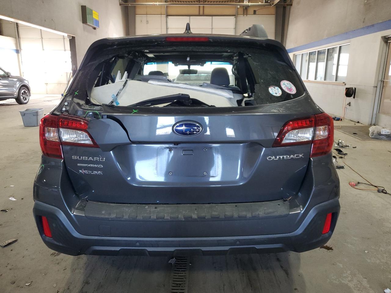 2018 Subaru Outback VIN 4S4BSANC0J3291512 Copart auction photo, all over damage thumbnail 6