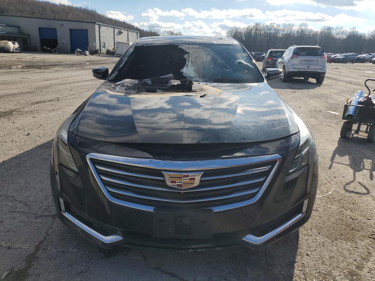 2017 Cadillac CT6 VIN 1G6KD5RS0HU170249 Copart auction photo, burn - engine damage thumbnail 5