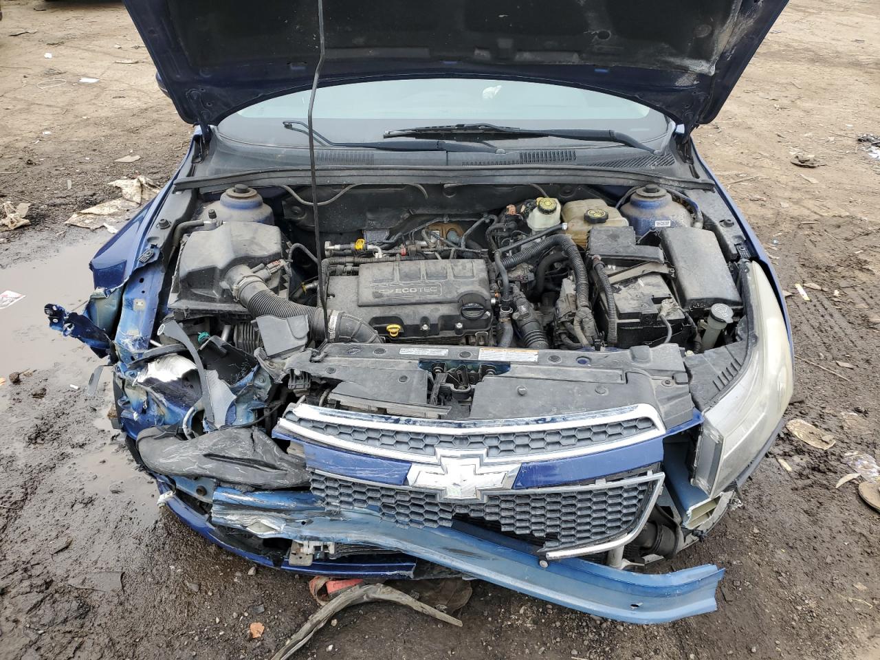 2012 Chevrolet Cruze VIN 1G1PL5SC5C7384047 Copart auction photo, front end / undercarriage damage thumbnail 12