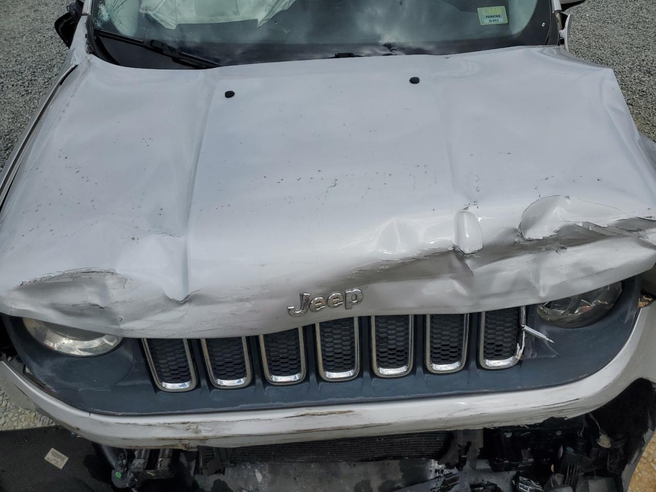 2017 Jeep Renegade VIN ZACCJBBB4HPE44413 Copart auction photo, front end / side damage thumbnail 13