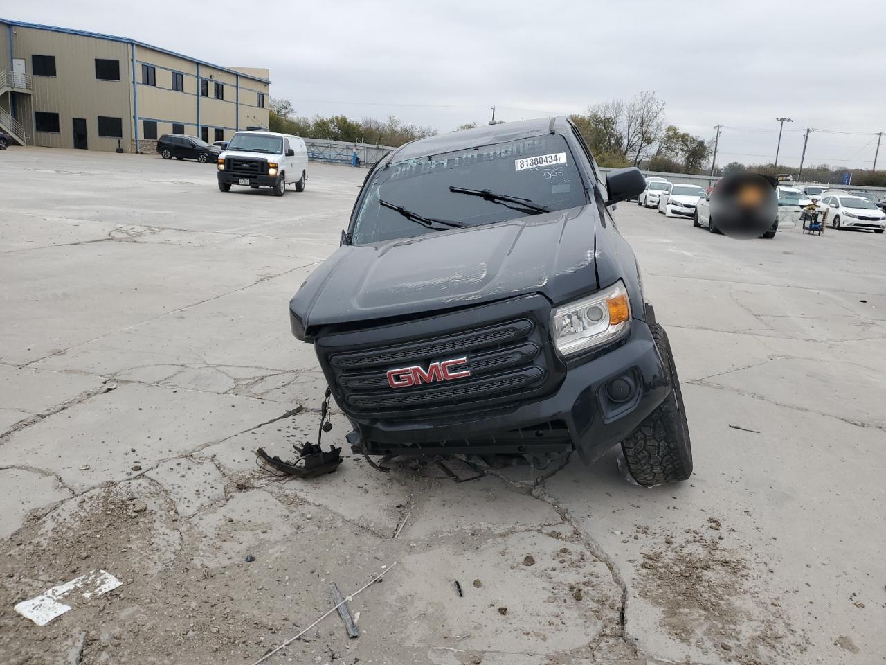 2018 GMC Canyon VIN 1GTG6CEN0J1207762 Copart auction photo, all over damage thumbnail 5