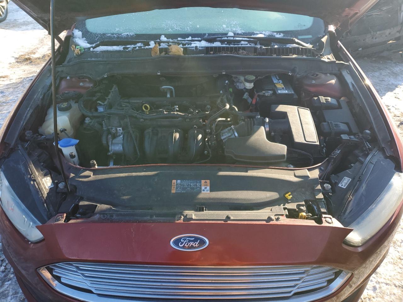 2014 Ford Fusion VIN 3FA6P0H70ER253095 Copart auction photo, all over damage thumbnail 11