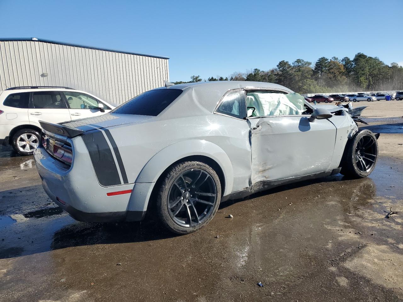 2020 Dodge Challenger VIN 2C3CDZFJXLH211295 Copart auction photo, all over damage thumbnail 3