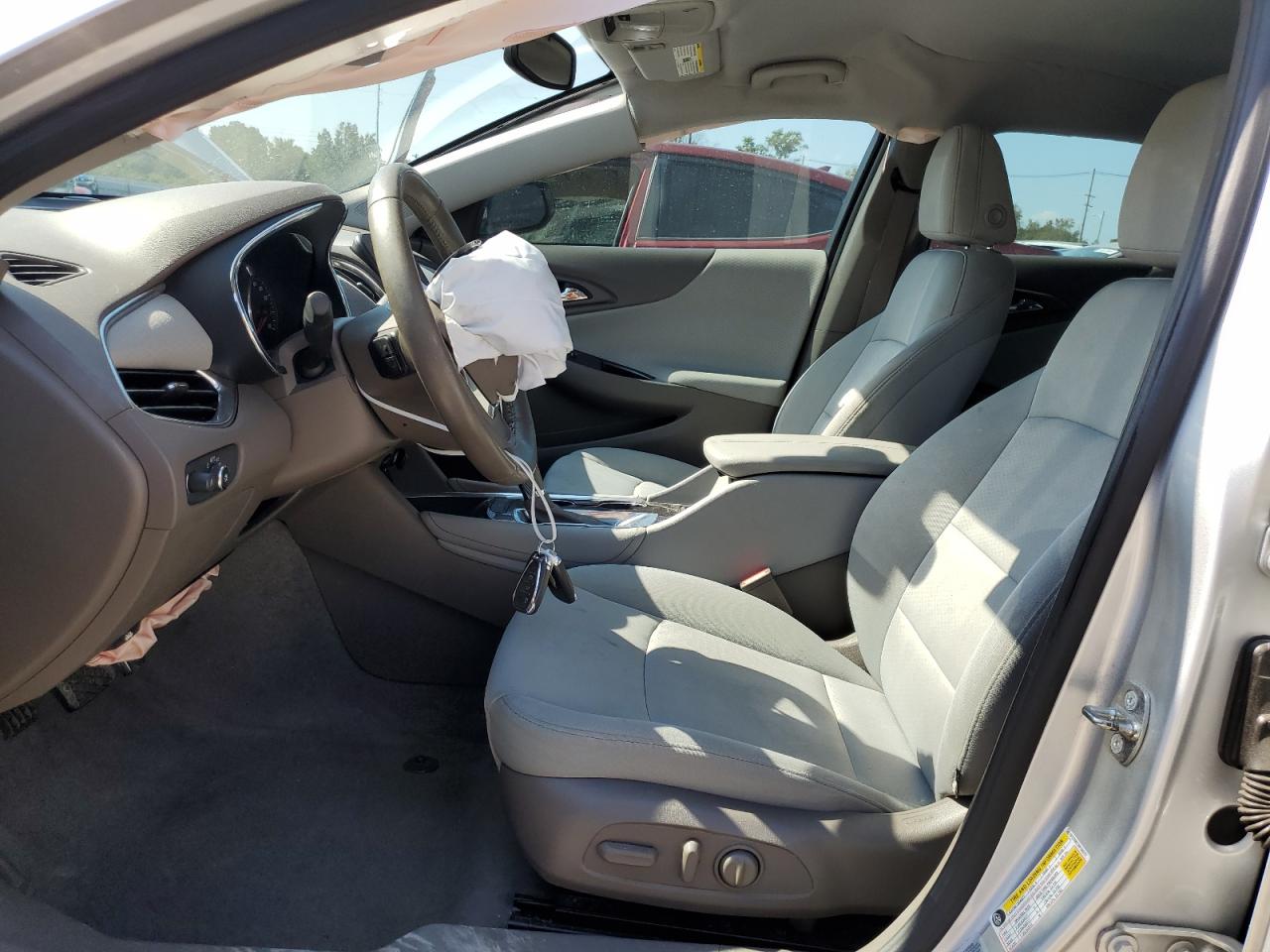 2017 Chevrolet Malibu VIN 1G1ZE5ST5HF109777 Copart auction photo, side / rear end damage thumbnail 7