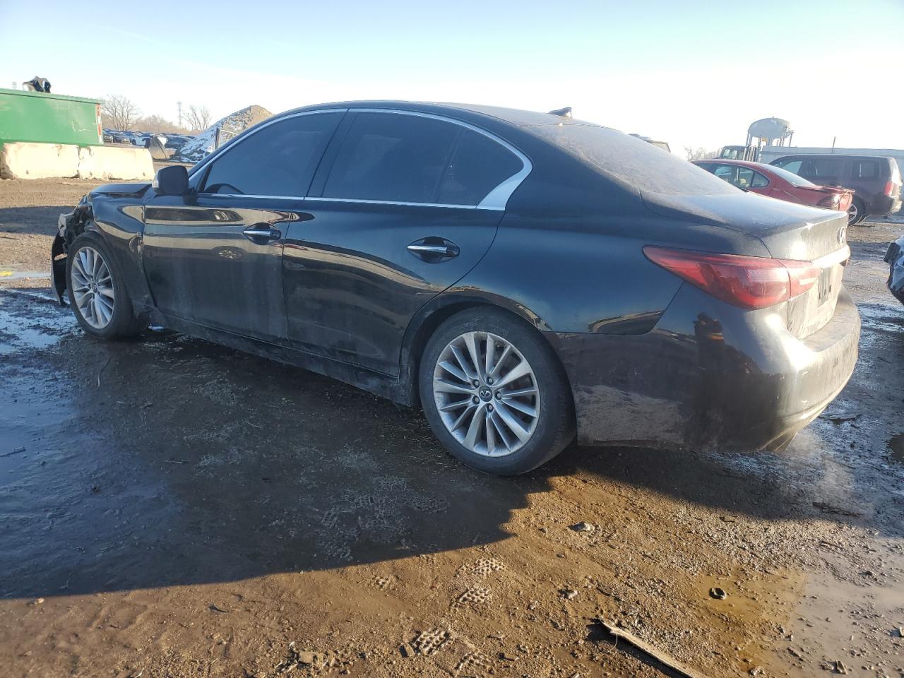 2021 Infiniti Q50 VIN JN1EV7BP5MM707820 Copart auction photo, all over damage thumbnail 2