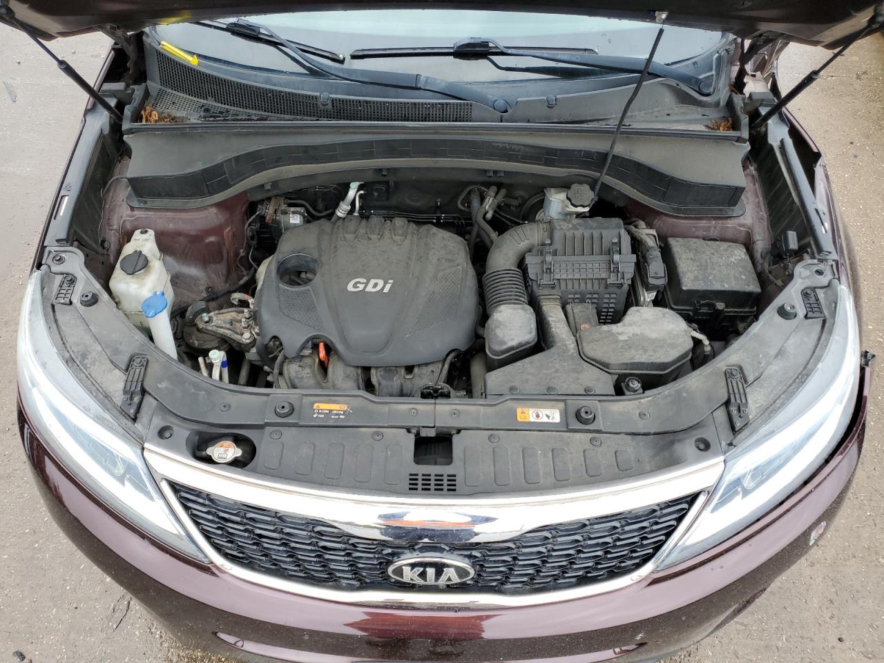 2015 KIA Sorento VIN 5XYKT3A63FG581713 Copart auction photo, front end / side damage thumbnail 12