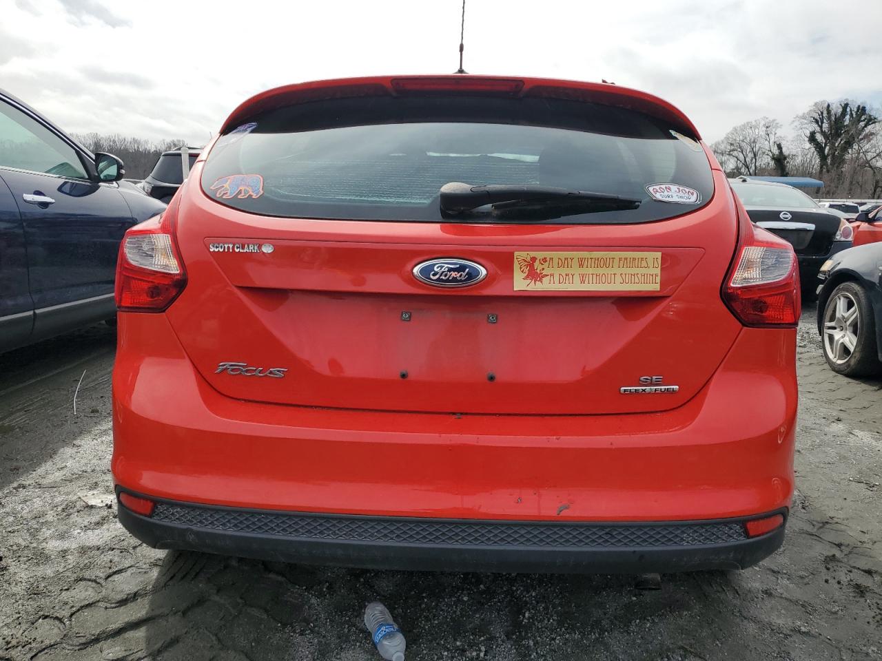 2013 Ford Focus VIN 1FADP3K21DL193959 Copart auction photo, side / front end damage thumbnail 6