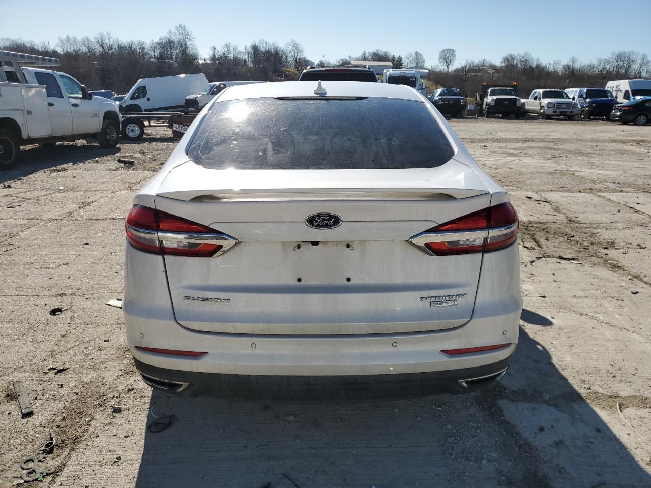 2019 Ford Fusion VIN 3FA6P0K93KR286307 Copart auction photo, front end damage thumbnail 6