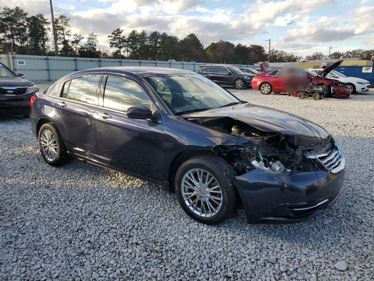 2012 Chrysler 200 VIN 1C3CCBBB7CN288027 Copart auction photo, front end damage thumbnail 4
