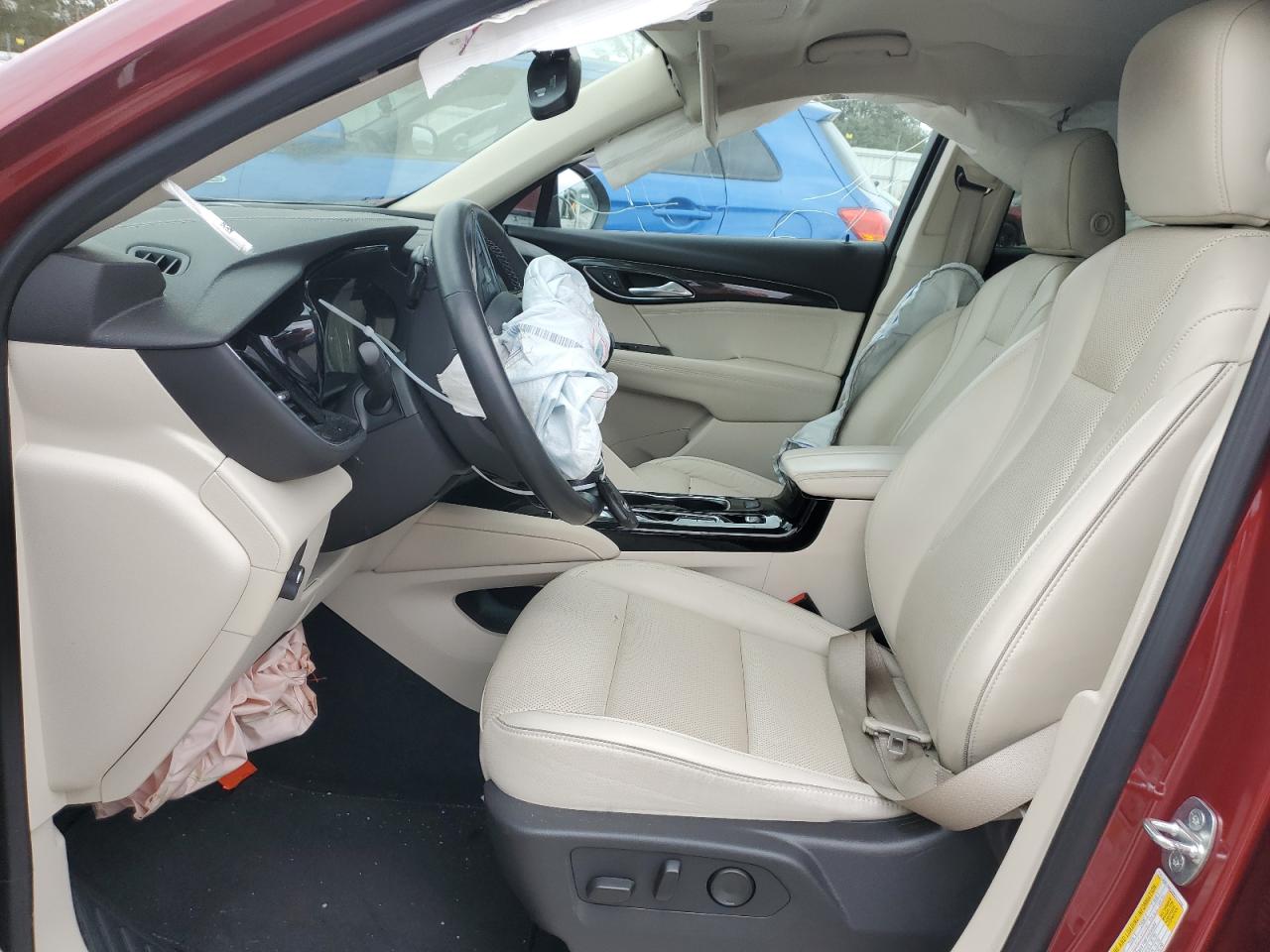 2021 Buick Envision VIN LRBFZNR42MD177830 Copart auction photo, front end / side damage thumbnail 7