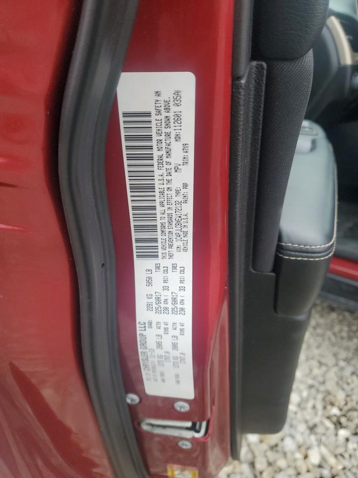 2014 Jeep Grand Cherokee VIN 1C4PJLCBXEW172132 Copart auction photo, front end damage thumbnail 13