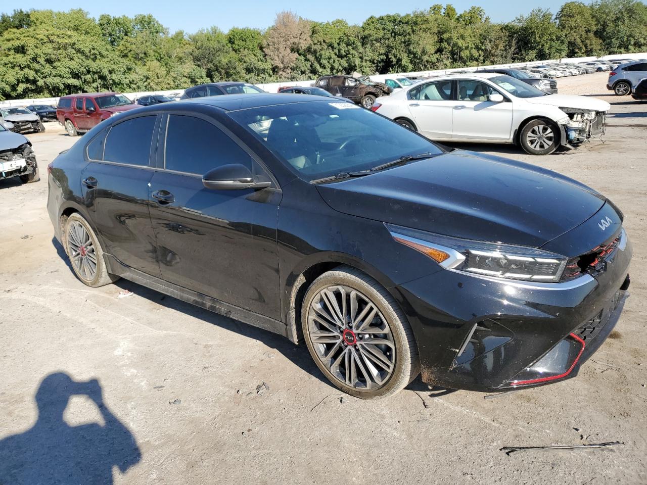 2022 KIA Forte VIN 3KPF44AC1NE431685 Copart auction photo, side / rear end damage thumbnail 4