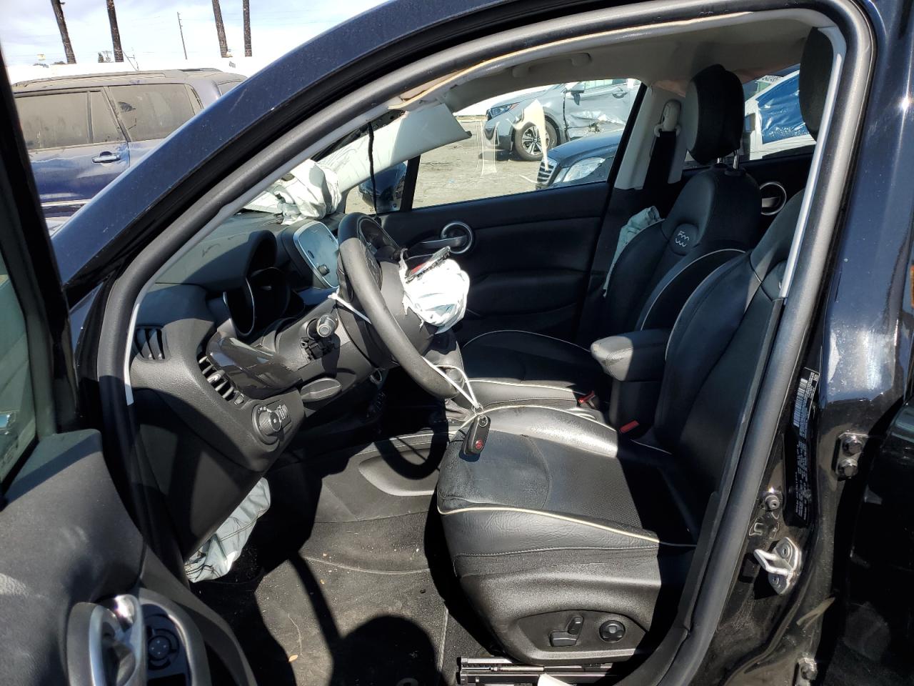 2018 Fiat 500 VIN ZFBCFXDB4JP655869 Copart auction photo, front end damage thumbnail 7