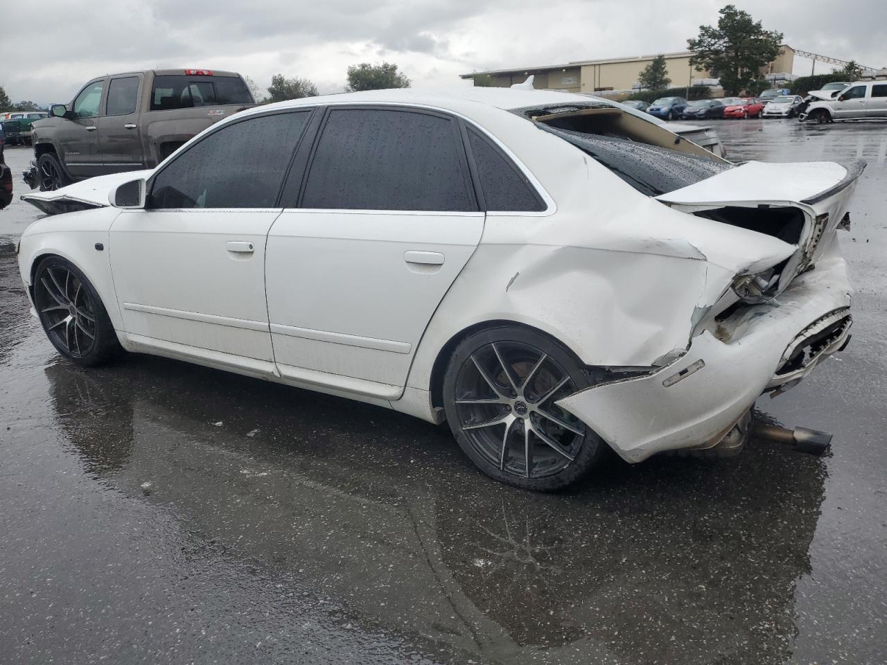 2008 Audi A4 VIN WAUDF78E98A105793 Copart auction photo, rear end / front end damage thumbnail 2
