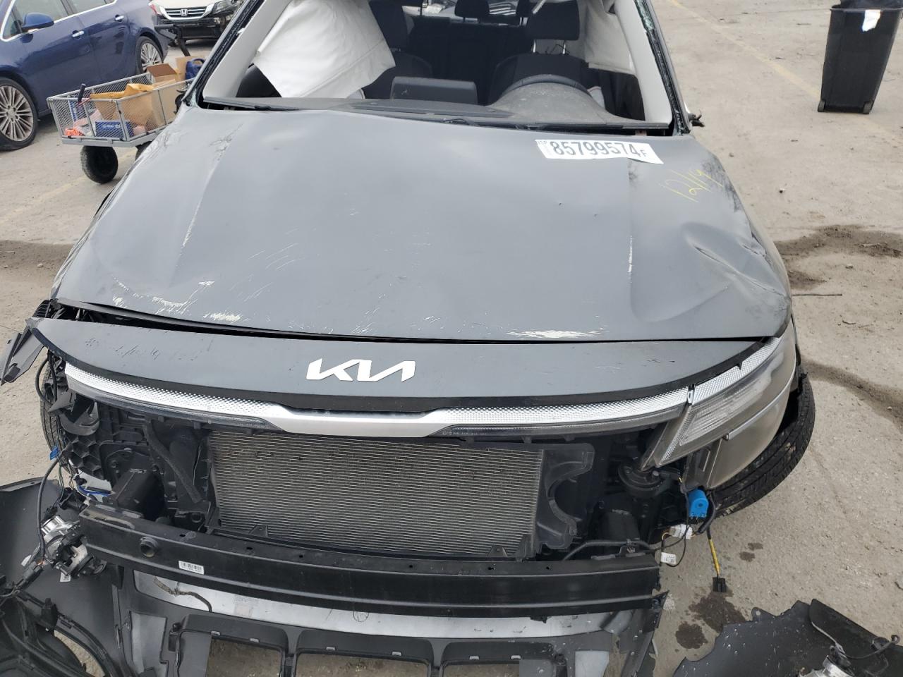 2023 KIA Seltos VIN KNDEUCAA1P7451085 Copart auction photo, all over damage thumbnail 14