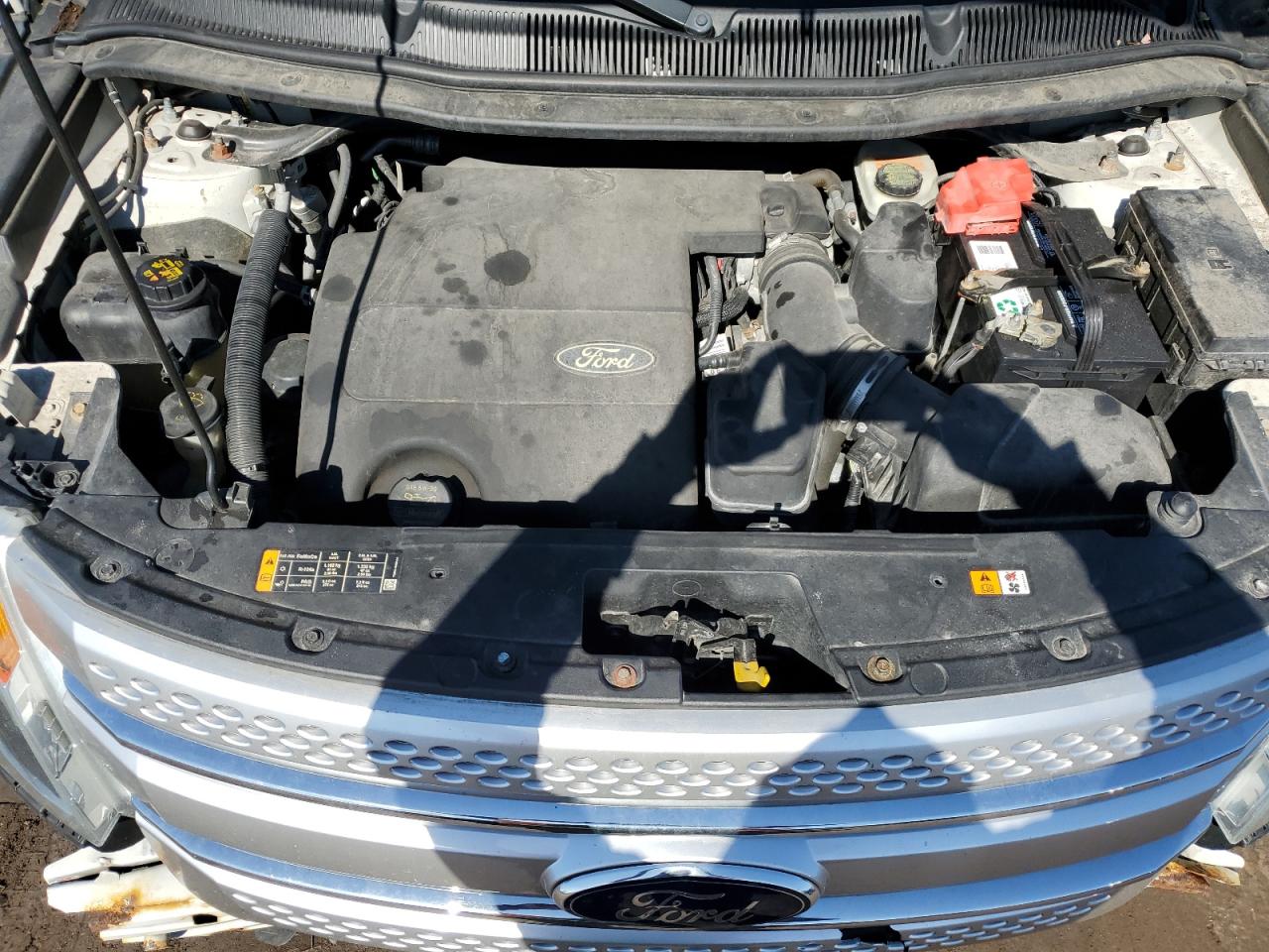 2013 Ford Explorer VIN 1FM5K7D82DGB82544 Copart auction photo, front end damage thumbnail 12