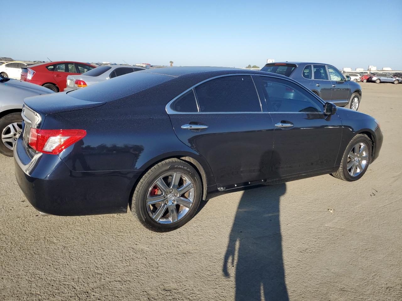 2009 Lexus ES VIN JTHBJ46G792299293 Copart auction photo, front end / side damage thumbnail 3